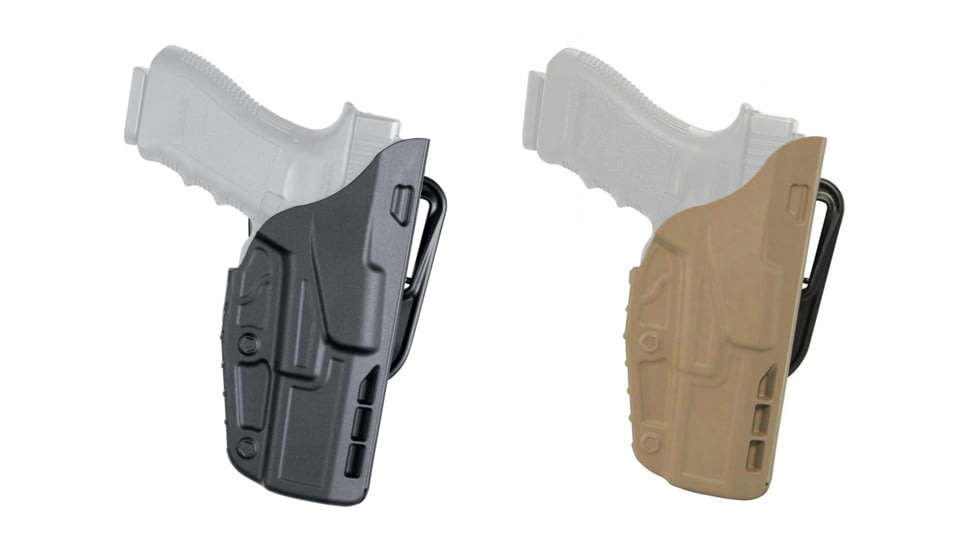 SafariLand 7395 Low Ride Duty Holster, Black, Flat Dark Earth