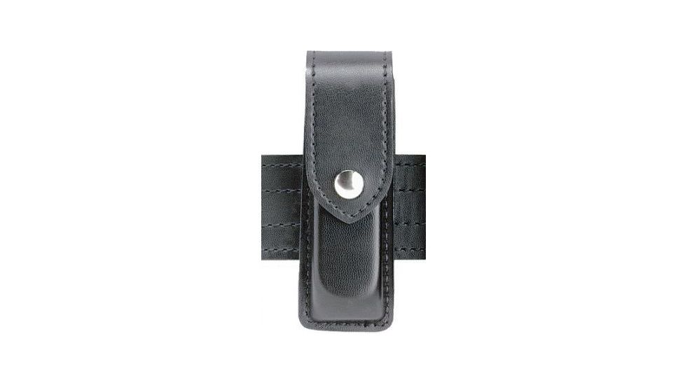 Safariland 76 Single Handgun Magazine Pouch - Plain Black, Ambidextrous 76-383-2