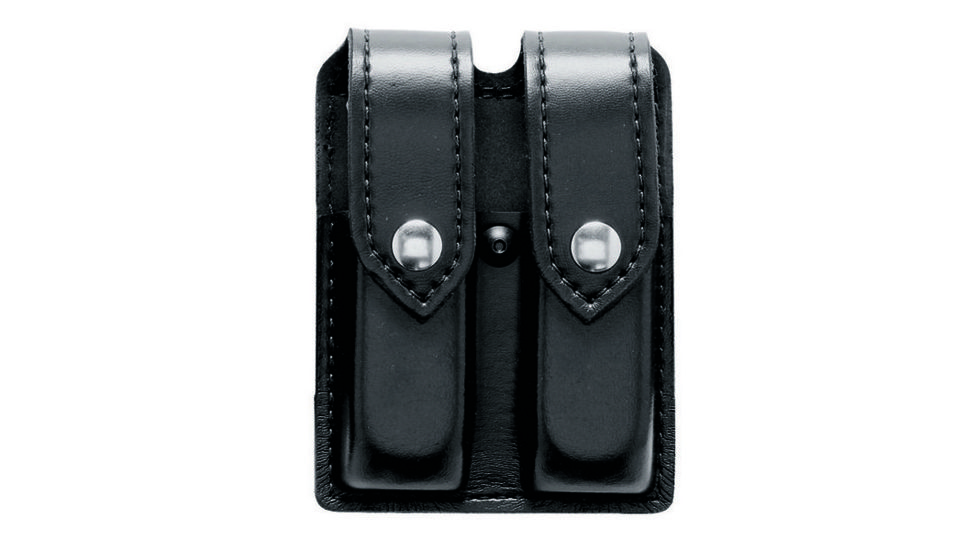Safariland 77 Double Handgun Magazine Pouch - STX Hi-Gloss Black, Ambidextrous 77-383-49B