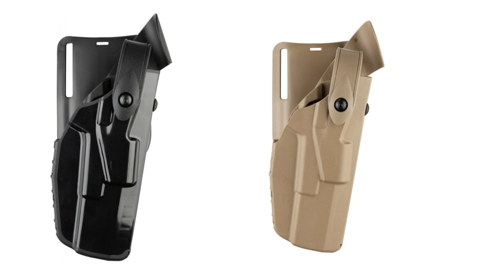Safariland 7TS SLS Low Ride Level II Retention Duty Holster, Black, FDE Brown