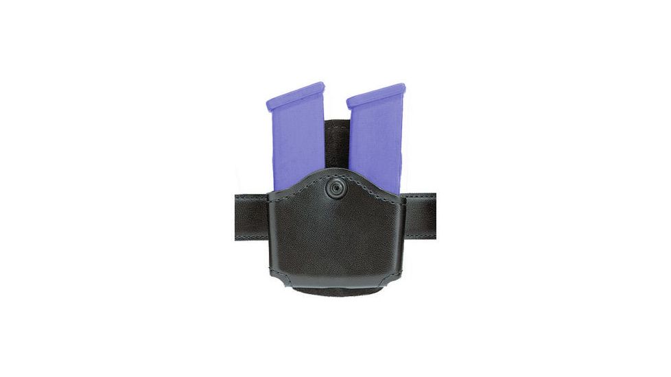 Safariland 572 Concealment Magazine Holder, Paddle, Double - Plain Cordovan, Ambidextrous 572-83-06