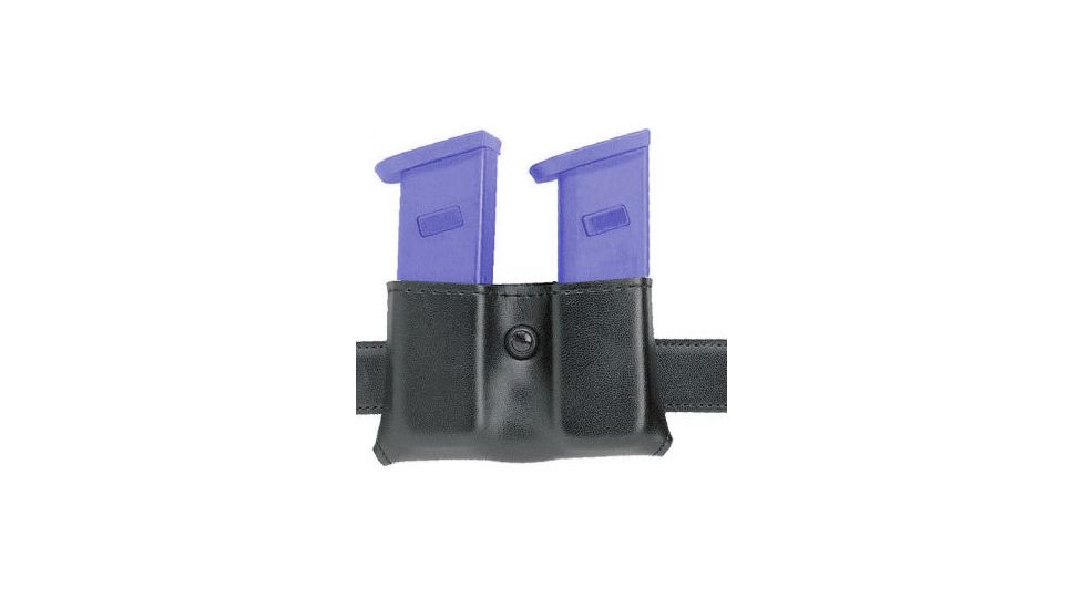 Safariland 079 Concealment Magazine Holder, Snap-On, Double - Basket Black, Ambidextrous 079-383-8