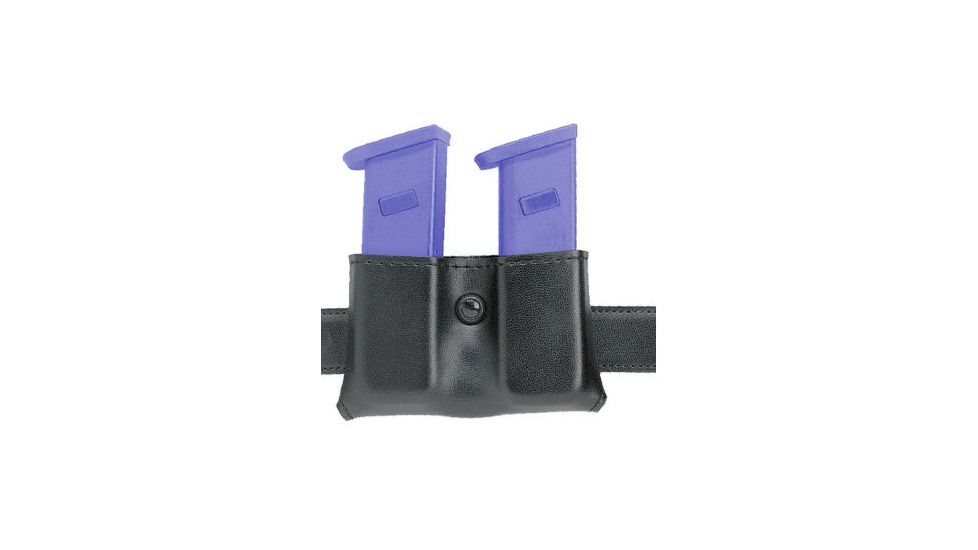 Safariland 079 Concealment Magazine Holder, Snap-On, Double - Plain Black, Ambidextrous 079-89-6