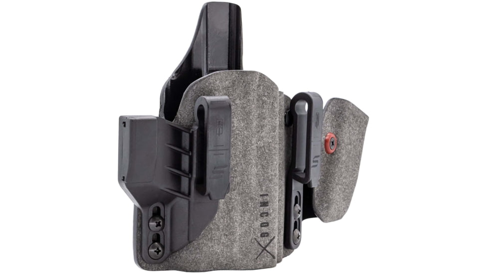 Safariland IncogX IWB Holster for Glock 43X/48 w/Light, Right Hand, Mag Caddy, Black, INCOG-0-895-A-7S-CX1-61-MC