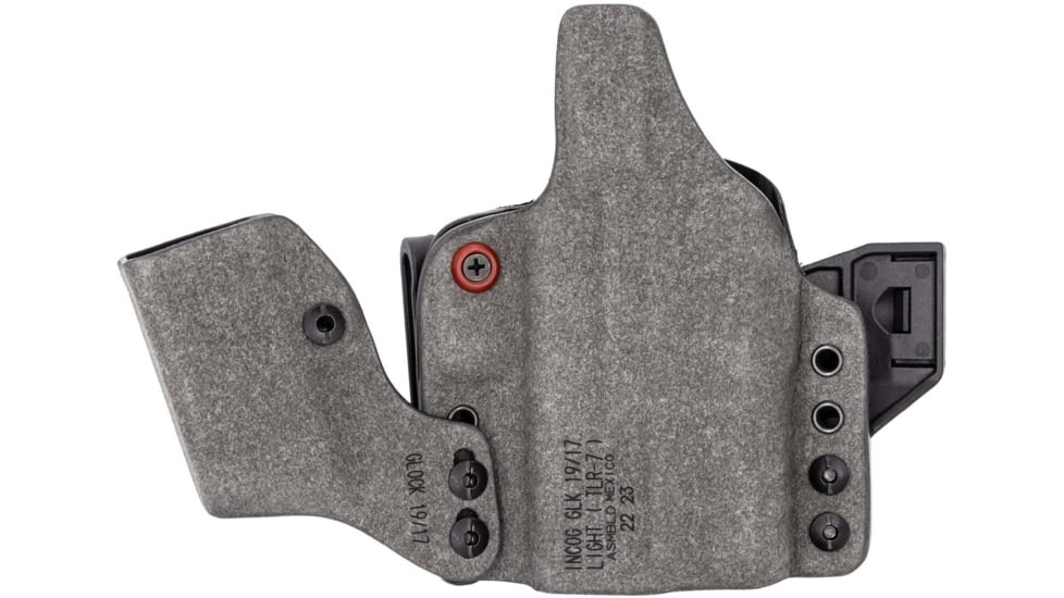 Safariland IncogX IWB Holster for Glock 43X/48 w/Light, Right Hand, Mag Caddy, Black, INCOG-0-895-A-7S-CX1-61-MC