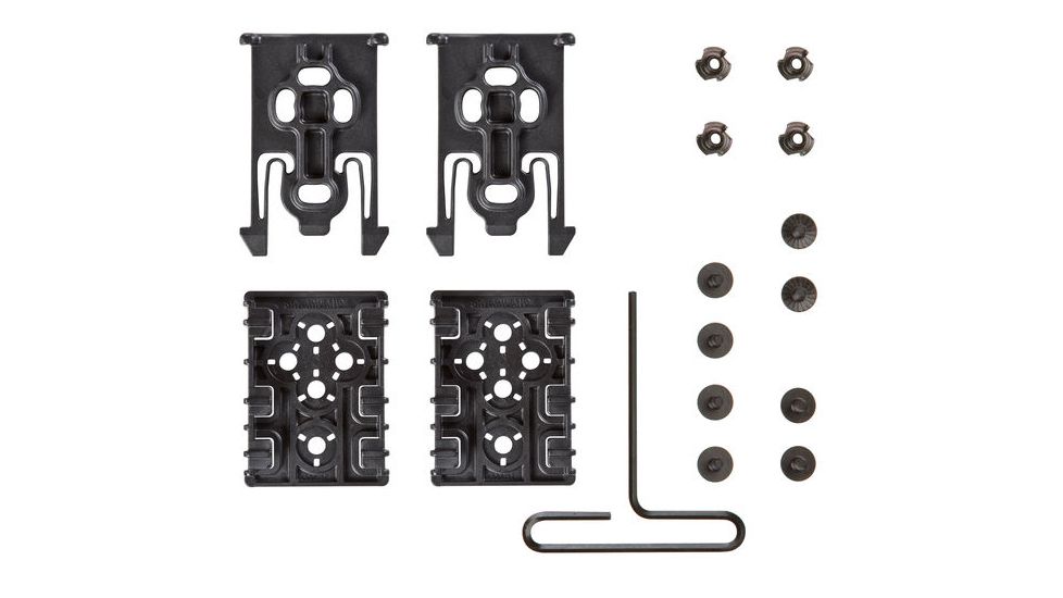 Safariland Kit1 Equipment Locking Kit,, 2 Els Locking Forks &amp; 2 Els Receiver Plates, Coyote Brown, Single Kit Only ELS-KIT1-76