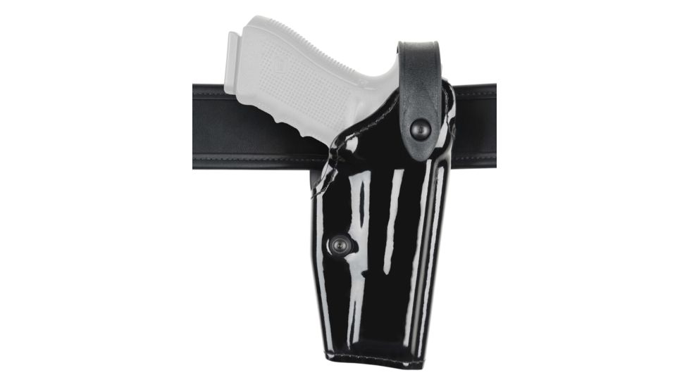 Safariland Model 6280 SLS Mid-Ride Level-II Duty Holster, Glock 19/23/32, Left Hand, Hi-Gloss Black, 6280-283-92