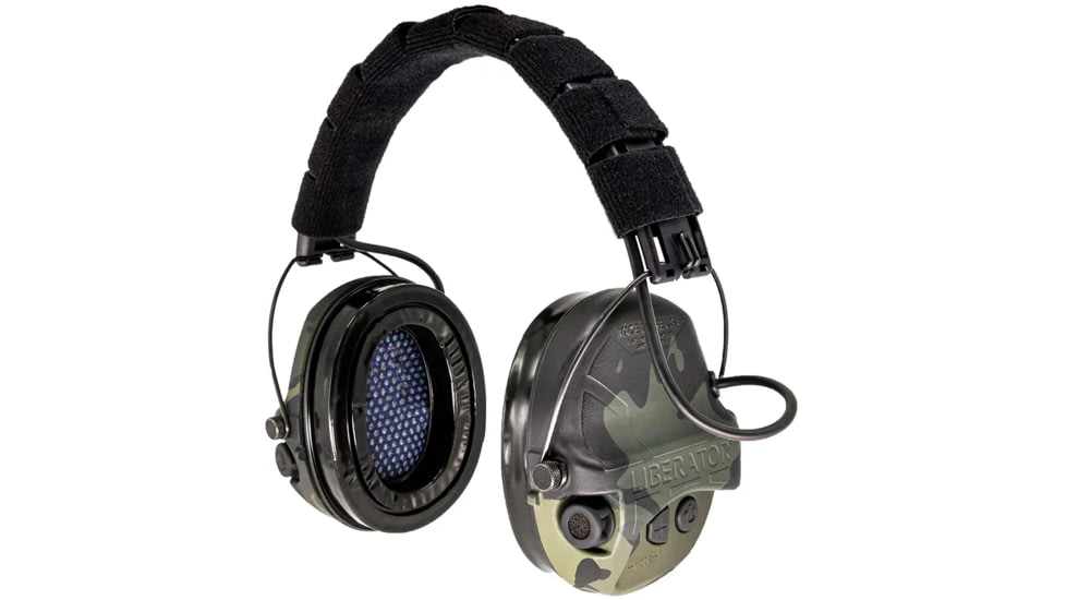 Safariland Liberator HP 2.0 Hearling Protection, Black Multicam, TCI-LIBHP-2.0-BMC