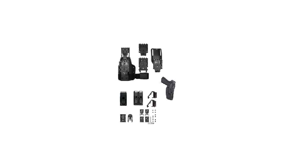 Safariland M18 Safsev Holster Kit 2, Right Hand, Black, MHHAF-KIT2-750-411