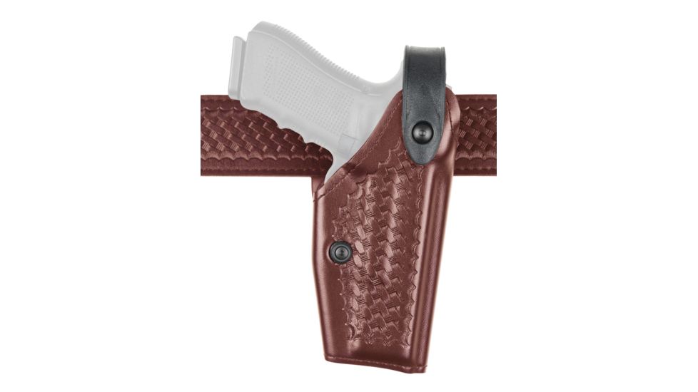 Safariland 6280 SLS Mid-Ride Level-II Retention, Sig Sauer P220R, P200S, P226S, P226So, P226R w/Accessory Rails w/ITI M3/M6 4.41in., Basket Weave Brown, Left Hand, 6280-77421-072