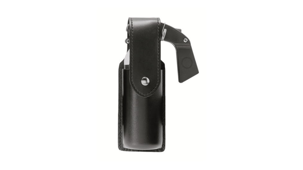 Safariland 38 Mace/OC Spray Holder, Brass Snap, Plain, Brown, 38-4-1B