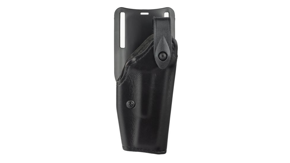 Safariland Model 6285 SLS Low-Ride Level-II Duty Holster, Glock 17/22/31 w/Dual Magazine Release, Right Hand, Plain Black, 6285-983-61