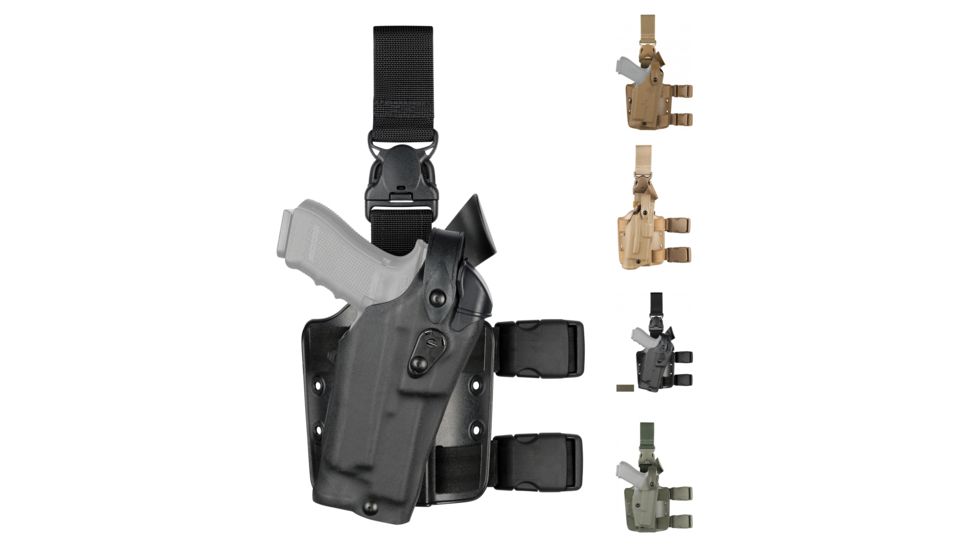 Safariland Model 6305 ALS/SLS Drop-Leg Glock Holster, Black, Coyote Brown, Flat Dark Earth, Foliage Green, OD Green