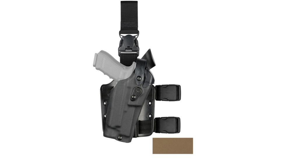 Safariland Model 6305rds Als/sls Tactical Holster W/ Quick-release Leg Strap, Fde Brown - 6305RDS-28329-551