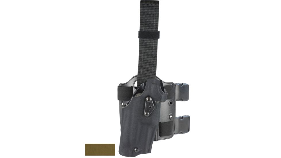 Safariland Model 6354 ALS DO Drop-Leg Holster, Glock 34/35, Right Hand, Cordura Khaki, 6354DO-683-751