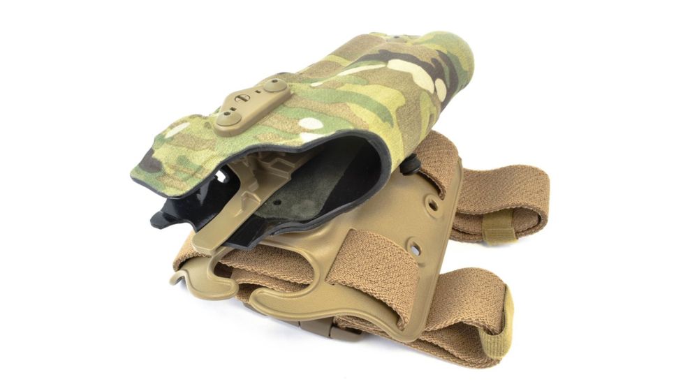 Safariland Model 6354DO ALS Drop Leg Holster, Glock 19/23, Right Hand, Cordura, Double Strap, Multi Cam, 6354DO-283-701