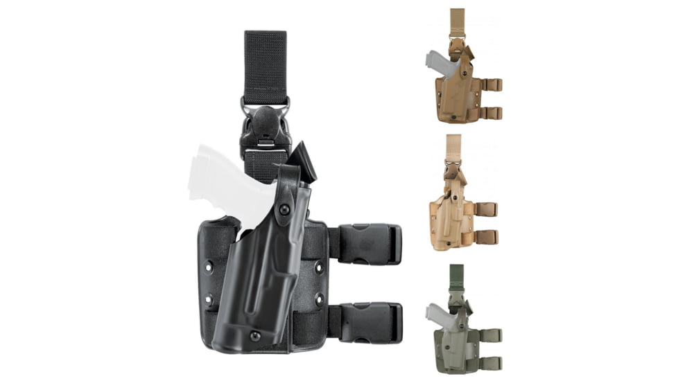 Safariland Model 6355RDS ALS Drop Leg Holster, Black, Coyote, Coyote Brown, Flat Dark Earth Brown, Green, Multi Cam