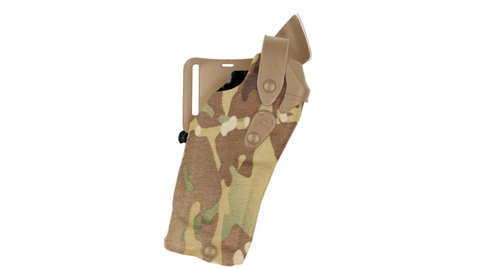 Safariland Model 6360RDS ALS/SLS Mid-Ride Level-III Duty Holster, Glock 19/23, Insight Technology M3, Right, Cordura, Multi Cam, 6360RDS-2832-701