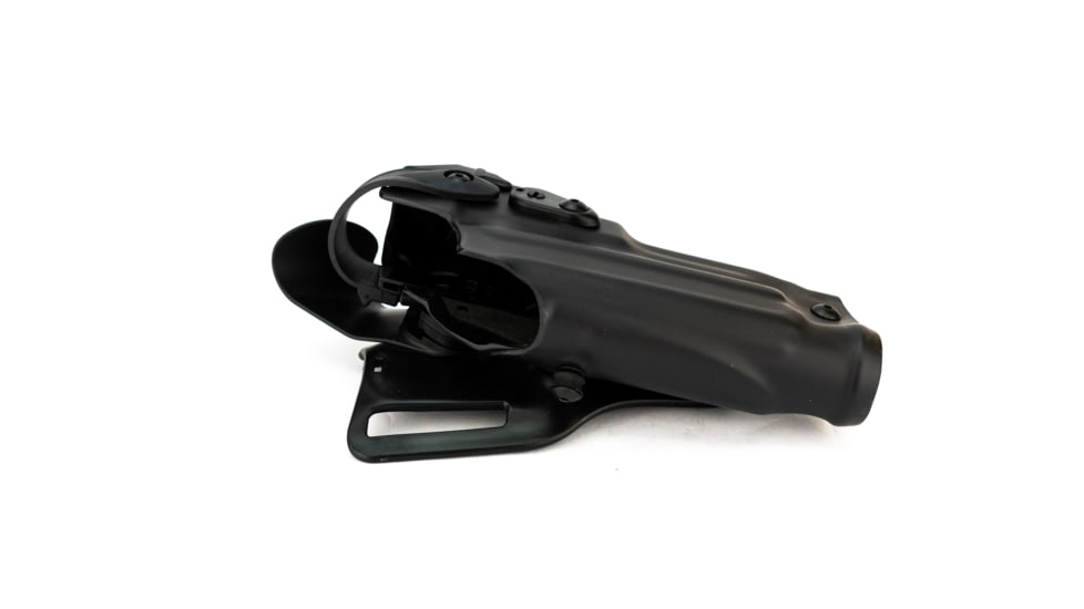 Safariland Model 6360RDS ALS/SLS Mid-Ride Level-III Duty Holster, Smith &amp; Wesson M&amp;P 9L/40L, SureFire X300U, Right, STX Plain, Black, 6360RDS-8192-411