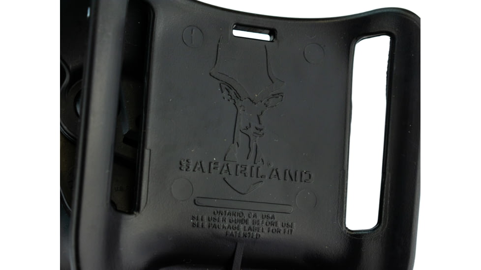 Safariland Model 6360RDS ALS/SLS Mid-Ride Level-III Duty Holster, Smith &amp; Wesson M&amp;P 9L/40L, SureFire X300U, Right, STX Plain, Black, 6360RDS-8192-411