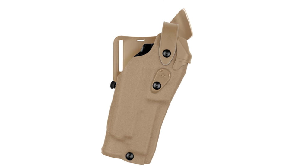 Safariland Model 6360RDS ALS/SLS Mid-Ride Level-III Duty Holster, Smith &amp; Wesson M&amp;P 9/40, SureFire X300U, Right, STX Tactical, Flat Dark Earth Brown, 6360RDS-2192-551