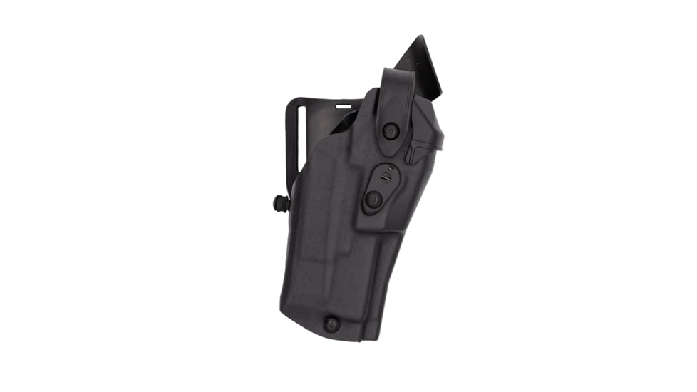 Safariland Model 6360RDS ALS/SLS Mid-Ride Level-III Duty Holster w/ Right Hand, FN 509T, SureFire X300U, Right, STX Plain, Black, 1329105