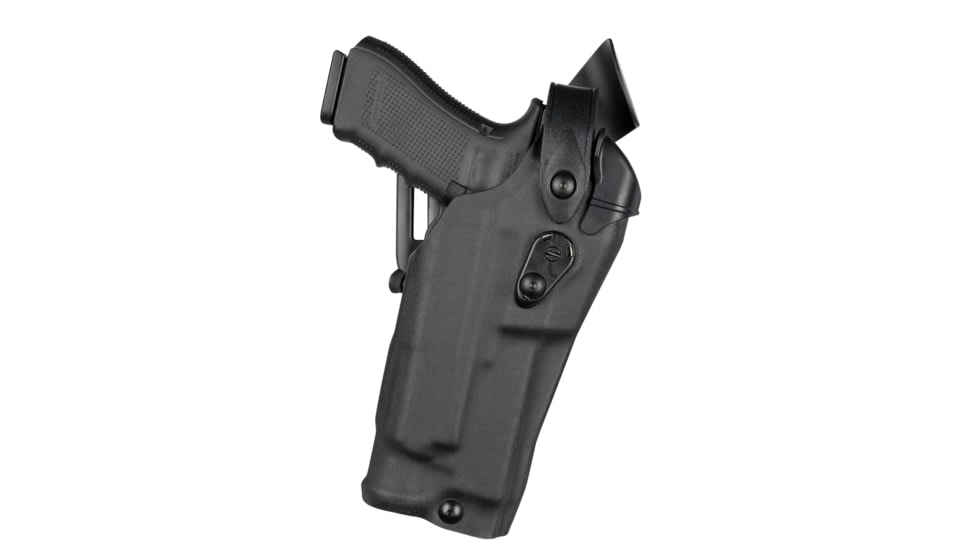 Safariland Model 6360RDS ALS/SLS Mid-Ride Level-III Duty Holster, SIG Sauer P320 X-Carry, Streamlight TLR-7, Right, Plain, Black, 6360RDS-75227-61