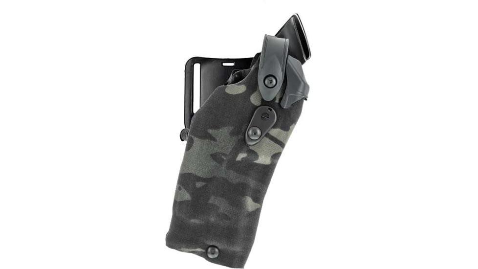 Safariland Model 6360RDS ALS/SLS Mid-Ride Level-III Duty Holster, Springfield Armory Echelon w/ Light, Right, Cordura, Black, 6360RDS-572-711