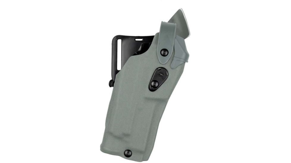 Safariland Model 6360RDS ALS/SLS Mid-Ride Level III Duty Holster, Smith &amp; Wesson M&amp;P 9L/Smith &amp; Wesson M&amp;P 40L, SureFire X300U, Left, Tactical Foliage Green, 6360RDS-8192-542