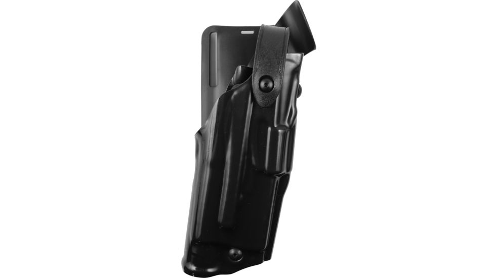 Safariland Model 6365 ALS/SLS Low-Ride Level-III Duty Holster, Glock 20/21, Left Hand, STX Hi-Gloss Black, 6365-383-492
