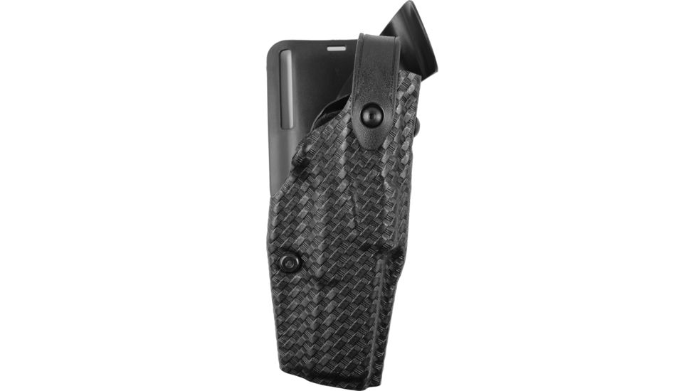 Safariland Model 6365 ALS/SLS Low-Ride Level-III Duty Holster, Glock 20/21, Left Hand, STX Basket Weave Black, 6365-383-482