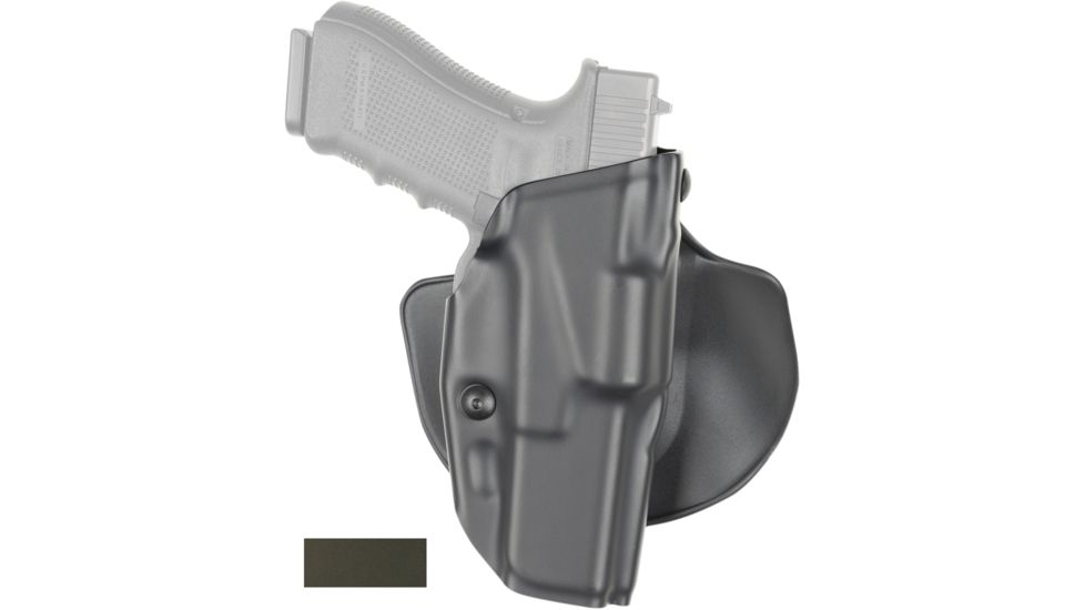 Safariland Model 6378 ALS Paddle/Belt Loop Holster, Glock 20/21, Right Hand, STX OD Green, 6378-383-561