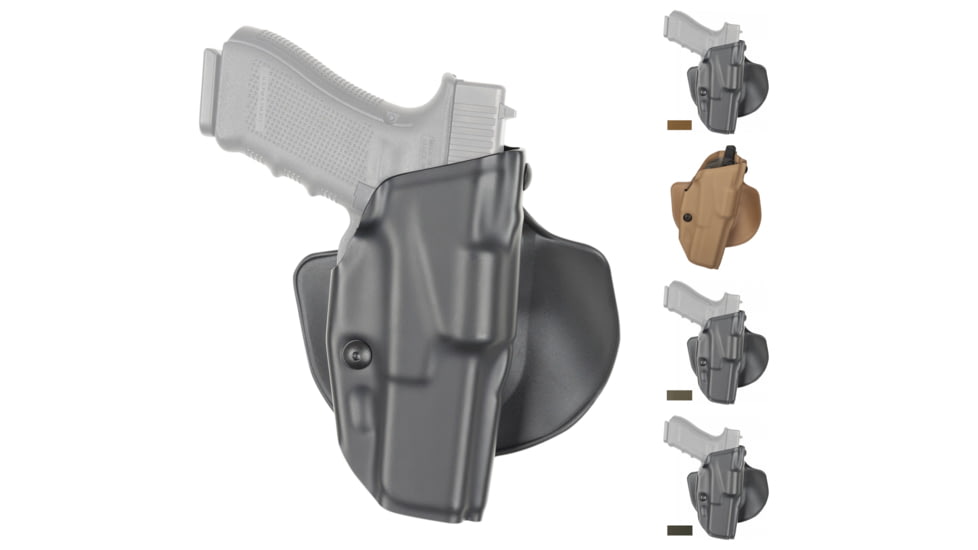 Safariland Model 6378 ALS Paddle/Belt Loop Glock Holster - Right Hand, Black, Coyote Brown, Flat Dark Earth, Foliage Green, OD Green