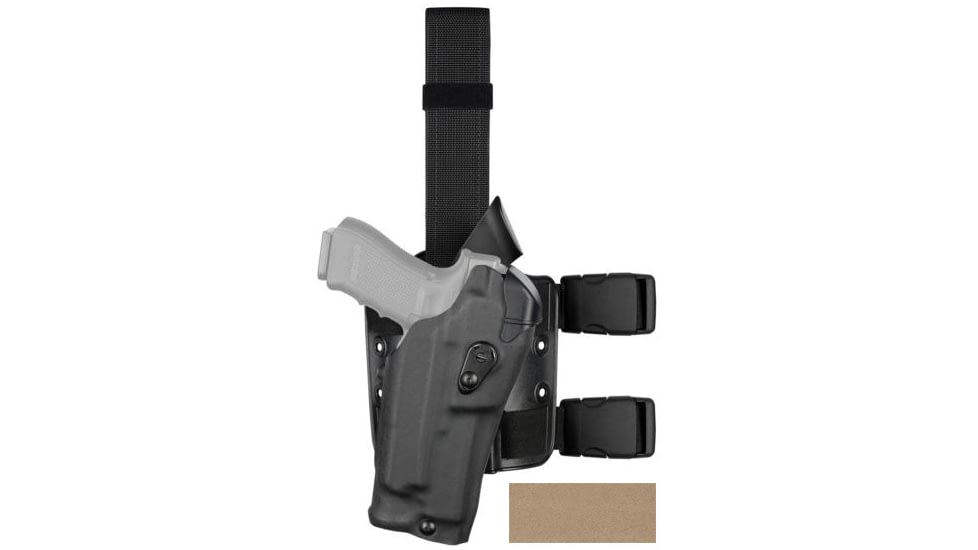 Safariland Model 6384rds Als Omv Tactical Holster For Fn 509t, Fde Brown, 6384RDS-2712-552-SP10