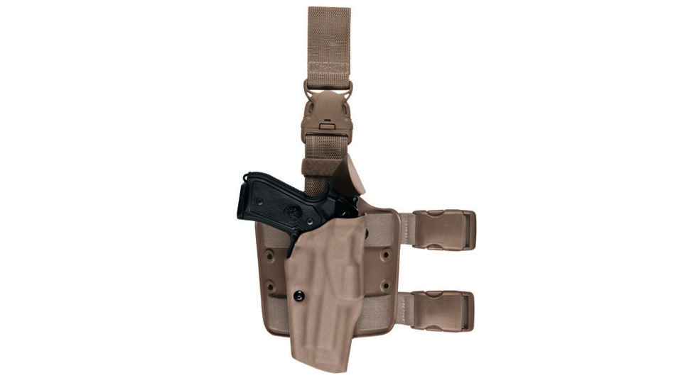 Safariland 6385 ALS OMV Tactical Holster w/Quick Release, SIG Sauer P220/P226, STX Flat Dark Earth, Right, 6385-77-551