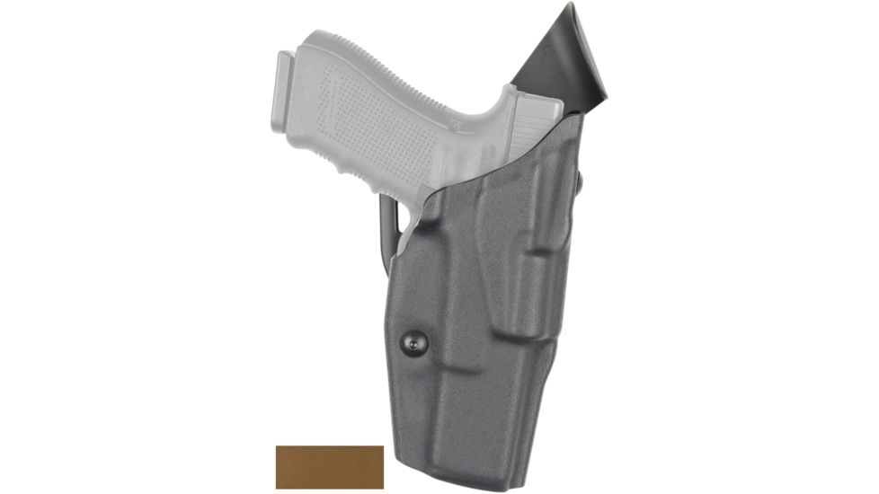 Safariland Model 6390 ALS Mid-Ride Level-I Duty Holster, Glock 34/35, Left Hand, STX Coyote Brown, 6390-683-762