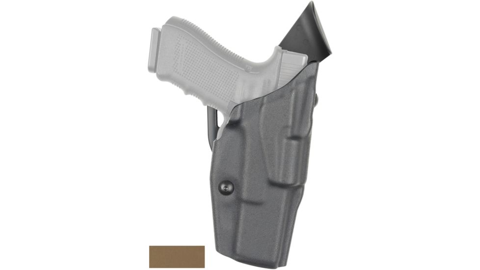 Safariland Model 6390 ALS Mid-Ride Level-I Duty Holster, Glock 34/35, Left Hand, STX Flat Dark Earth, 6390-683-552
