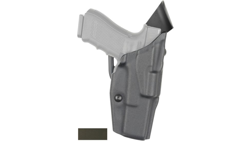 Safariland Model 6390 ALS Mid-Ride Level-I Duty Holster, Glock 17/22/31, Left Hand, STX OD Green, 6390-83-562