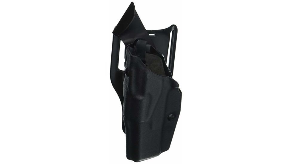 Safariland Model 6390RDS ALS Mid-Ride Level-I Duty Holster, Glock 34/35 w/SF X300U, 5.3in, Right Hand, Hi Gloss, Black, 6390RDS-6832-491