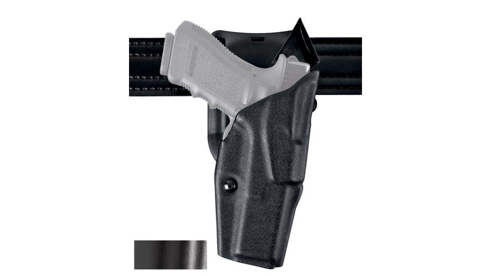 Safariland Model 6395 ALS Low-Ride Level-I Duty Holster, Glock 37, Left Hand, STX Hi-Gloss Black, 6395-783-492