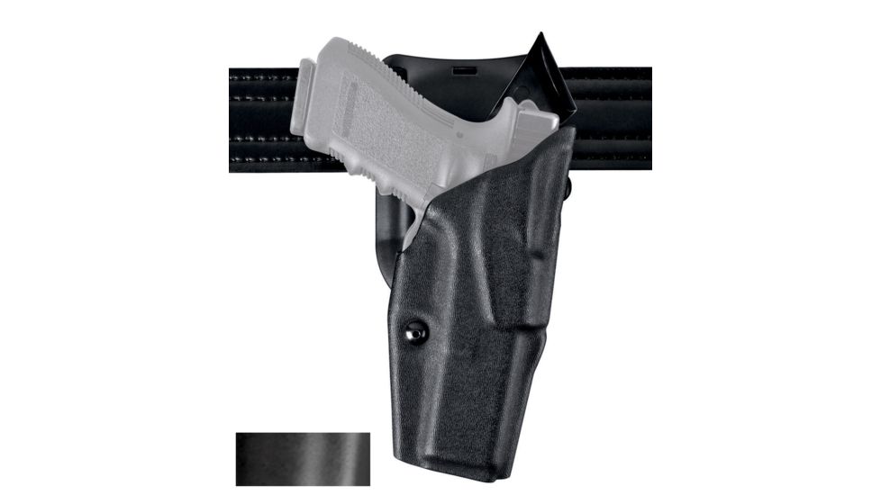 Safariland Model 6395 ALS Low-Ride Level-I Duty Holster, Glock 37, Left Hand, STX Plain Black, 6395-783-412