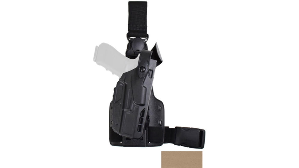 Safariland Model 7305-sp10 7ts Als/sls Single Strap Tactical Holster With Quick Release, Fde Brown - 7305-2835-551-SP10