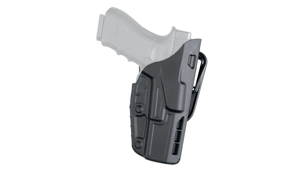 Safariland Model 7377 7TS ALS Belt Slide Holster, Glock 19/23/32 w/ITI M3 Light, Right Hand, STX Plain Black, 7377-2832-411