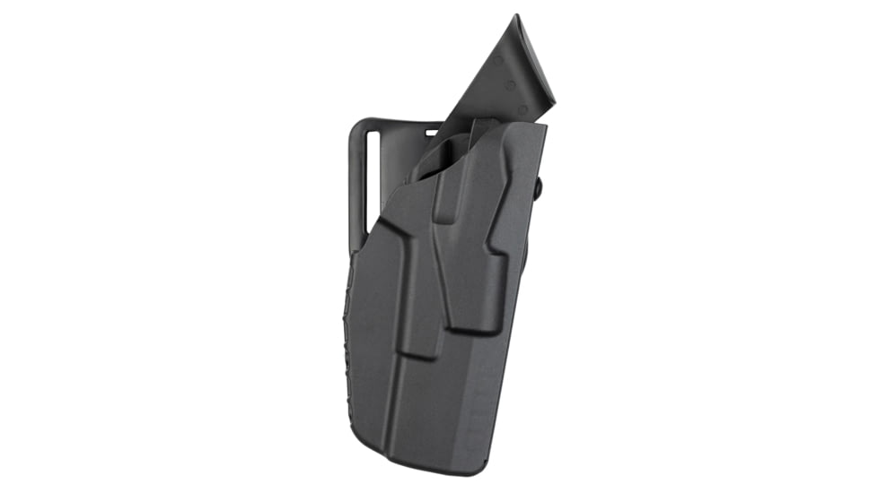 Safariland 7390 7TS ALS Mid Ride Duty Holsters, SIG Sauer P320, SureFire X300, Streamlight TLR-1, QLS 19/QLS 22, Left, Plain, Black, 1202726