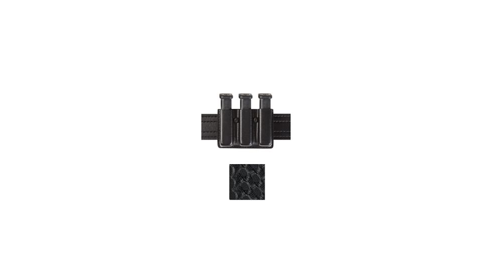 Safariland Model 775 Slim Triple Mag Pouch, Open Top, B/W, Fits Glock 17/22 775-83-4