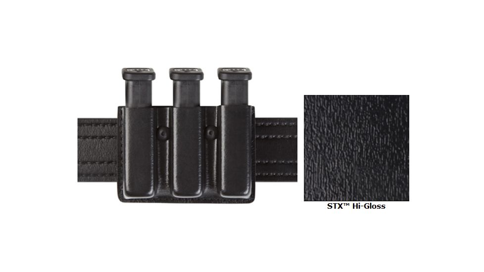 Safariland Model 775 Slim Triple Mag Pouch Open Top STX Hi-Gloss Fits Glock 17 775-83-49