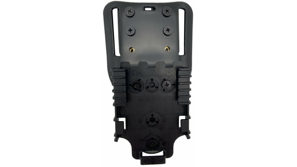 Safariland Modified Universal Belt Loop Mid-Ride w/ QLS Receiver Plate, Black, MUBLQLSBK