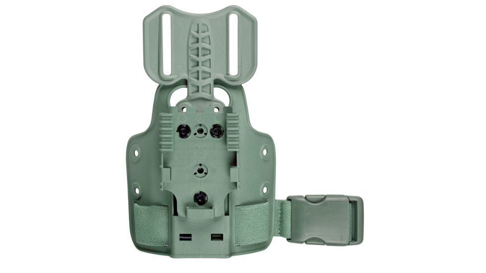 Safariland Molle Capable, Small Tactical Plate w/DFA QLS Receiver, Foliage Green, Single Kit Only, 6004-27-54