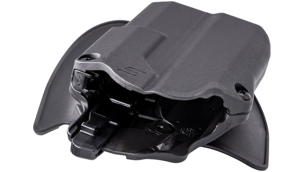 Safariland Solis Glock 43X OWB Paddle Holster, No Light, Right, Plain, Concealment, Black, SOLIS-1-895-A-0-C3-411