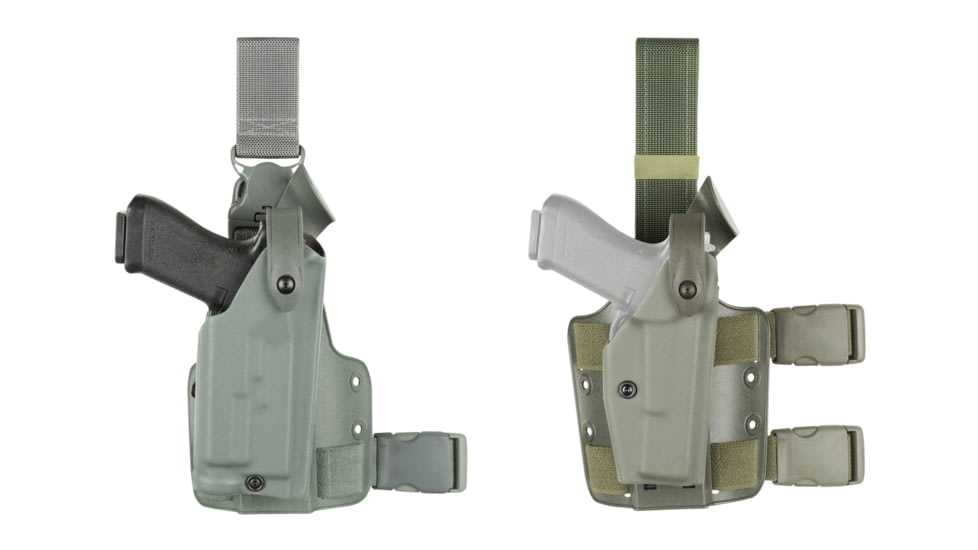 Safariland SLS Tactical Holster - OD Green, Right 6004-51921-561, Foliage Green, OD Green